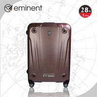 EMINENT 超輕鋁框霧面PC飛機輪旅行箱-行李箱-28吋 珊瑚紅