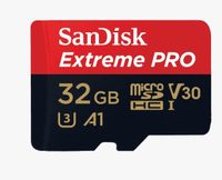 SanDisk Extreme Pro Micro SDHC 32G 記憶卡/支援UHS-1/A1/V30/100MB/90MB/s