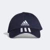【adidas 愛迪達】Adidas 3-Stripes 深藍色棒球帽 GE0750