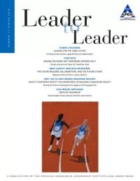 Leader to Leader (Ltl), Spring 2014