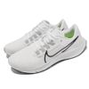 Nike 慢跑鞋 Zoom Pegasus 38 運動 男鞋 氣墊 舒適 避震 路跑 健身 球鞋 白 黑 CW7356100 CW7356-100