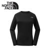The North Face 女 FlashDry 保暖圓領衫《黑》/NF00CL78JK3/保暖上衣/保暖長/悠遊山水