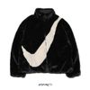 Nike Wmns Fur Jacket 黑色 大勾 絨毛 外套 CU6559-010 IMPACT