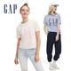 Gap 女裝 厚磅密織系列 Logo大字母寬鬆汗布短袖T恤 656341 (多色可選)
