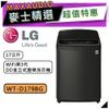 【可議價~】 LG 樂金 WT-D179BG | 17公斤 直立式洗衣機 | LG洗衣機 | D179BG |