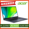 (福利品)Acer SF314-510G-53KN 14吋筆電(i5-1135G7/8G/512G SSD/Swift 3/藍)