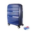 AT美國旅行者 24吋Bon-Air DLX可擴充PP材質飛機輪行李箱(午夜藍)