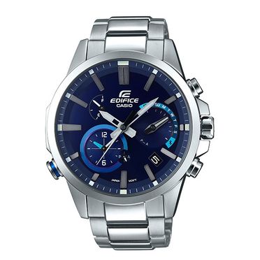 EDIFICE 頂級鑄模技術藍牙傳輸賽車錶 - 精湛藍48.2mm (EQB-700D-2A)