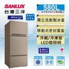 SANLUX台灣三洋 580公升一級能效三門變頻電冰箱 SR-C580CV1A