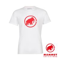 【Mammut 長毛象】Mammut Logo T-Shirt Men 機能LOGO短袖上衣 男款 純白PRT1 #1017-07294