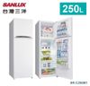【佳麗寶】-留言加碼折扣《台灣三洋 / SANLUX 》雙門冰箱-250L【SR-C250B1】