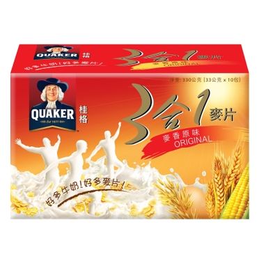 Quaker 桂格 麥香原味3合1麥片