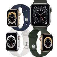 Apple Watch S6 LTE 40mm 不鏽鋼-運動型錶帶