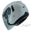 M2R FR-1 FR1 素色 亮白 內置遮陽鏡片 3/4 半罩安全帽