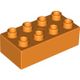 LEGO零件 得寶 2x4 3011 橘色 4158403【必買站】樂高零件