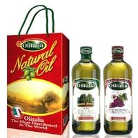 奧利塔特級冷壓橄欖油1000ml + 奧利塔葡萄籽油1000ml