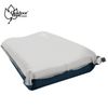【Outdoorbase 台灣】3D舒壓自動充氣枕頭 月光白/藍 (22987)