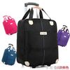 20寸行李包手提旅行包拉桿包女輕便拉包可愛韓版牛津拉桿包旅行袋【摩可美家】