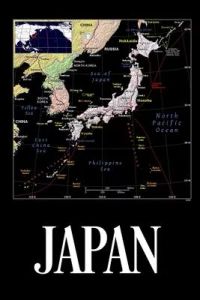 Japan: Map of Japan Notebook