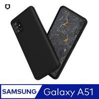 【犀牛盾】Samsung Galaxy A51 (4G) (6.5吋) SolidSuit 經典防摔背蓋手機保護殼-黑色
