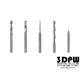 [3DPW]CNC銑刀 雕刻機刀具 5件組 Snapmaker原廠正品 雙刃 單刃 球頭 V型