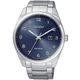 CITIZEN 光動能 標準紳士風格時尚優質腕錶-藍-BM7320-87L