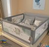 床圍欄寶寶防摔防護欄垂直升降嬰兒童2米1.8床邊通用幼兒大床擋板