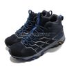 Merrell 戶外鞋 Moab FST 2 Mid GTX 藍 黑 Gore-Tex 健走 登山鞋 男鞋【ACS】 ML034209