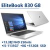 【HP展售中心】Elitebook830G8【i5-1135G7/8G DDR4/512GB SSD/W10P/3年保】