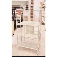 IKEA代購 2021新品 白色四層架 附發票 層架組 金屬層架 置物架 展示架 書架 白色四層架 模型架 置物架