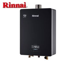 Rinnai林內 16L玻璃強制排氣數位恆溫熱水器RUA-C1628WFW桶裝瓦斯