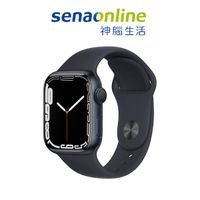 現貨 Apple Watch S7 GPS 45mm 午夜鋁金屬-午夜色運動型錶帶