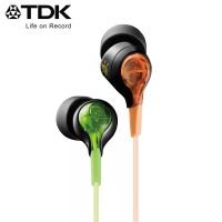 TDK CLEF-BEAM 炫彩發光科技感入耳式耳機橘綠