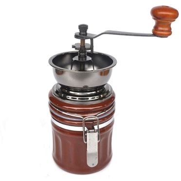 陶瓷可調式手搖咖啡豆研磨機/密封罐(ZD-CF02)