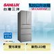 SANLUX 台灣三洋 420L 五門雙抽屜下冷凍變頻電冰箱 SR-C420EVGF