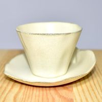 美濃燒 陶器 咖啡杯組 茶杯組 馬克杯組 日本製造 葉子造形