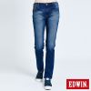 EDWIN 迦績 EJ7棉感錐形牛仔褲-女-酵洗藍