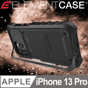 美國 Element Case Black Ops iPhone 13 Pro 黑色行動頂級軍規防摔殼 - 黑