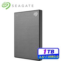 Seagate Backup Plus Slim 1TB USB3.0 2.5吋行動硬碟-灰