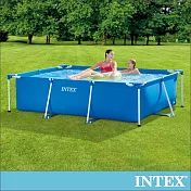 【INTEX】簡易裝長方型框架游泳池/戲沙池220x150x60cm(1662L) 6歲以上(28270)