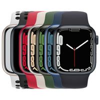 【送MK無線充電殺菌盒】Apple Watch Series 7 (45mm / GPS) 鋁金屬錶殼配運動型錶帶