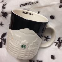 美國🇺🇸星巴克西雅圖SEATTLE浮雕城市杯城市馬克杯 Starbucks