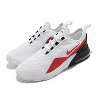 Nike 休閒鞋 Air Max Motion 2 GS 白 紅 黑 氣墊 女鞋 大童鞋【ACS】 AQ2741-101