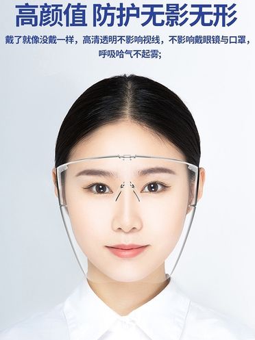 眼鏡防護面罩 防疫神器 防疫面罩 防護面罩 隔離面罩 透明面罩 防飛沫
