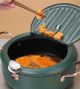 日式天婦羅溫度油炸鍋瀝油炸鍋家用小型彩色炸鍋 現貨 (4.1折)