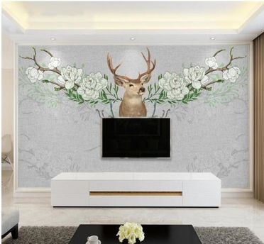 電視背景牆壁紙現代簡約裝飾壁畫8d立體3d影視牆客廳高檔北歐風格