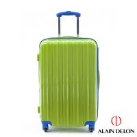 ALAIN DELON 亞蘭德倫 24吋 時尚摩登撞色 行李箱 旅行箱(清新綠)24吋