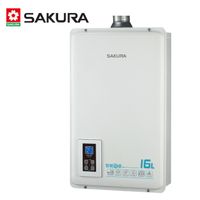 【SAKURA櫻花】16L智能恆溫熱水器 DH1670A(LPG/FE式)桶裝瓦斯
