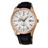 Orient 東方錶 SDJ05001W 玫瑰金GMT動力顯示機械腕錶/白面 42mm