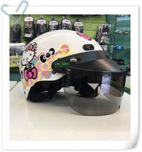 Hello Kitty安全帽，雪帽，K825，KT020/白，附抗UV-PC安全鏡片